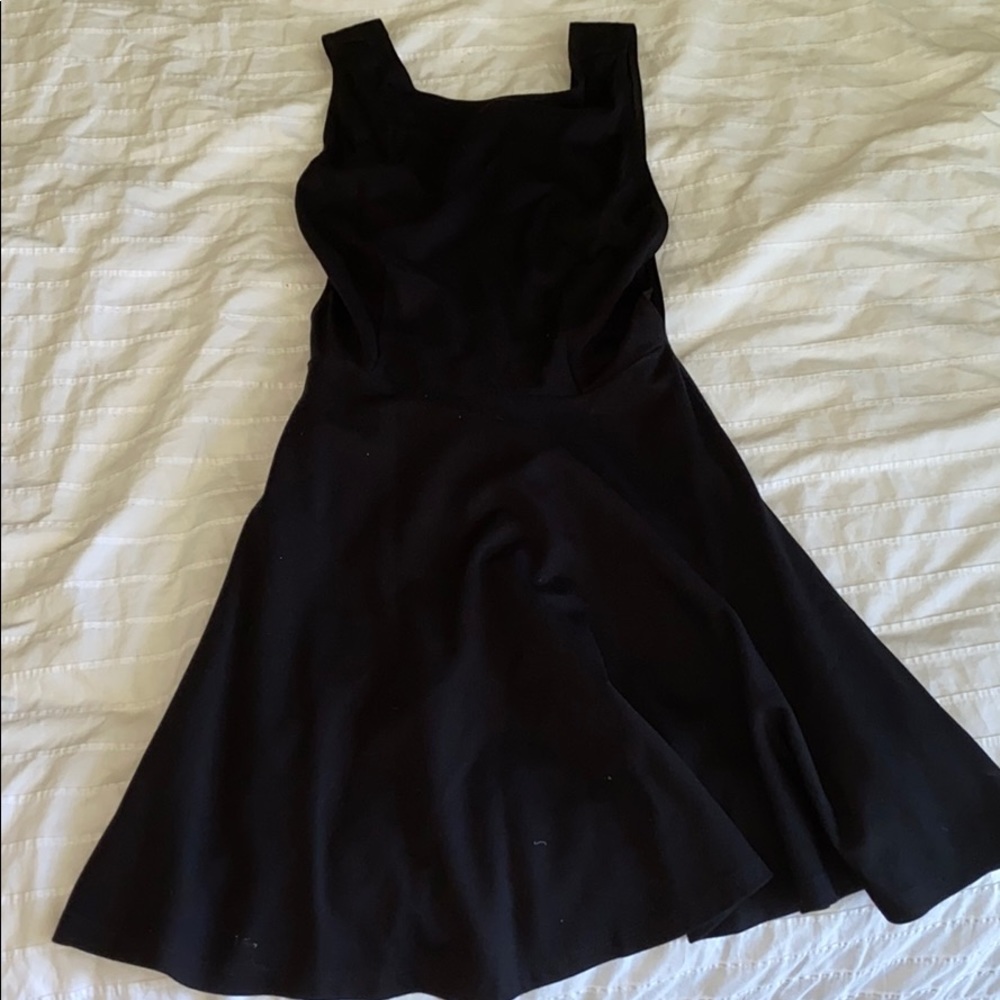 American Apparel side boob flare dress